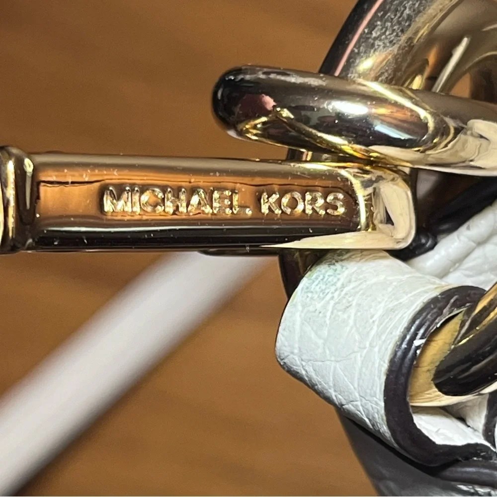 Michael Kors Hallie Large Leather Shoulder Tote/ Hobo Bag - Picture 14 of 15